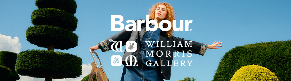 Barbour x William Morris Gallery