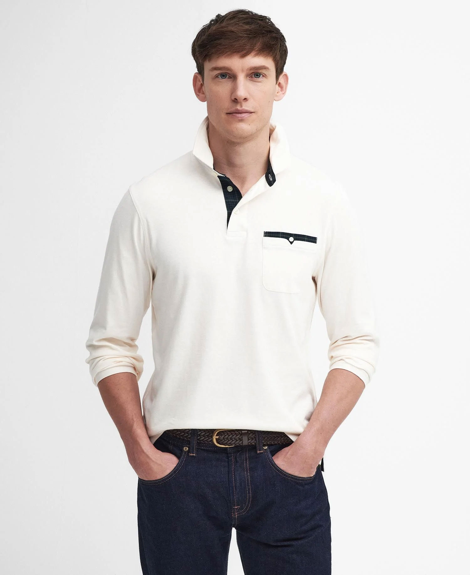 Corpatch Long-Sleeved Polo Shirt