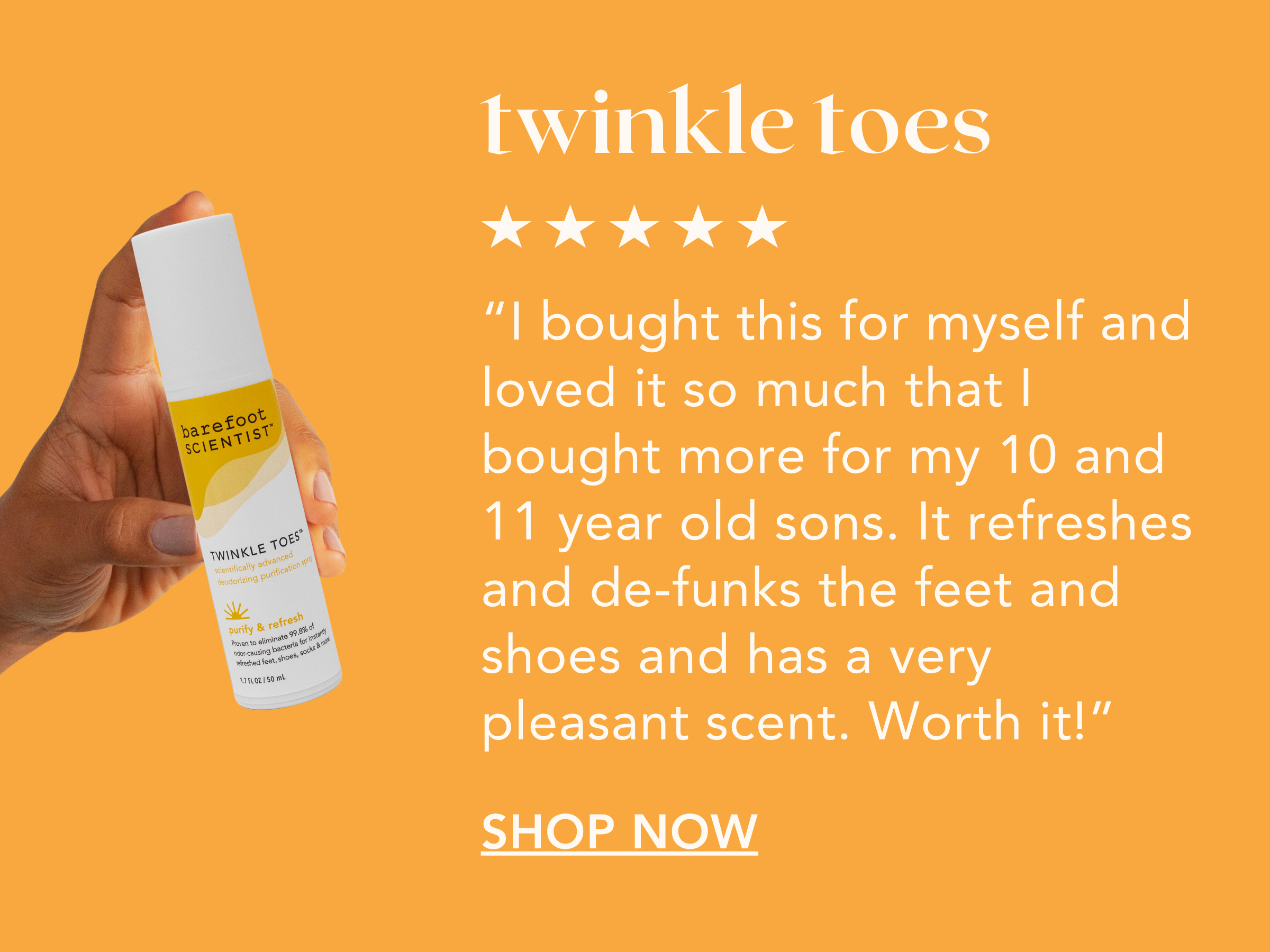 Twinkle Toes purification spray