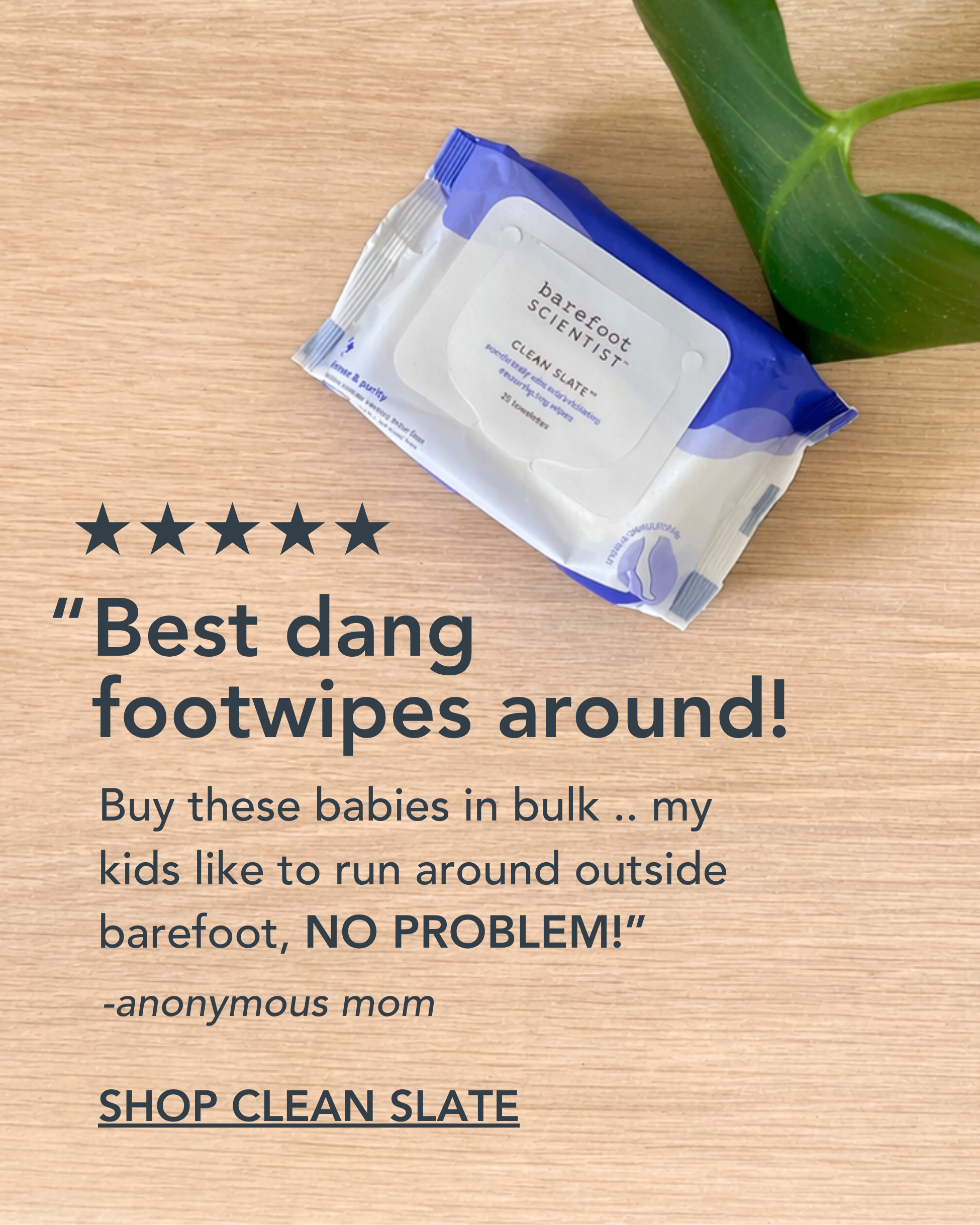 Clean Slate textured cleansing towelettes
