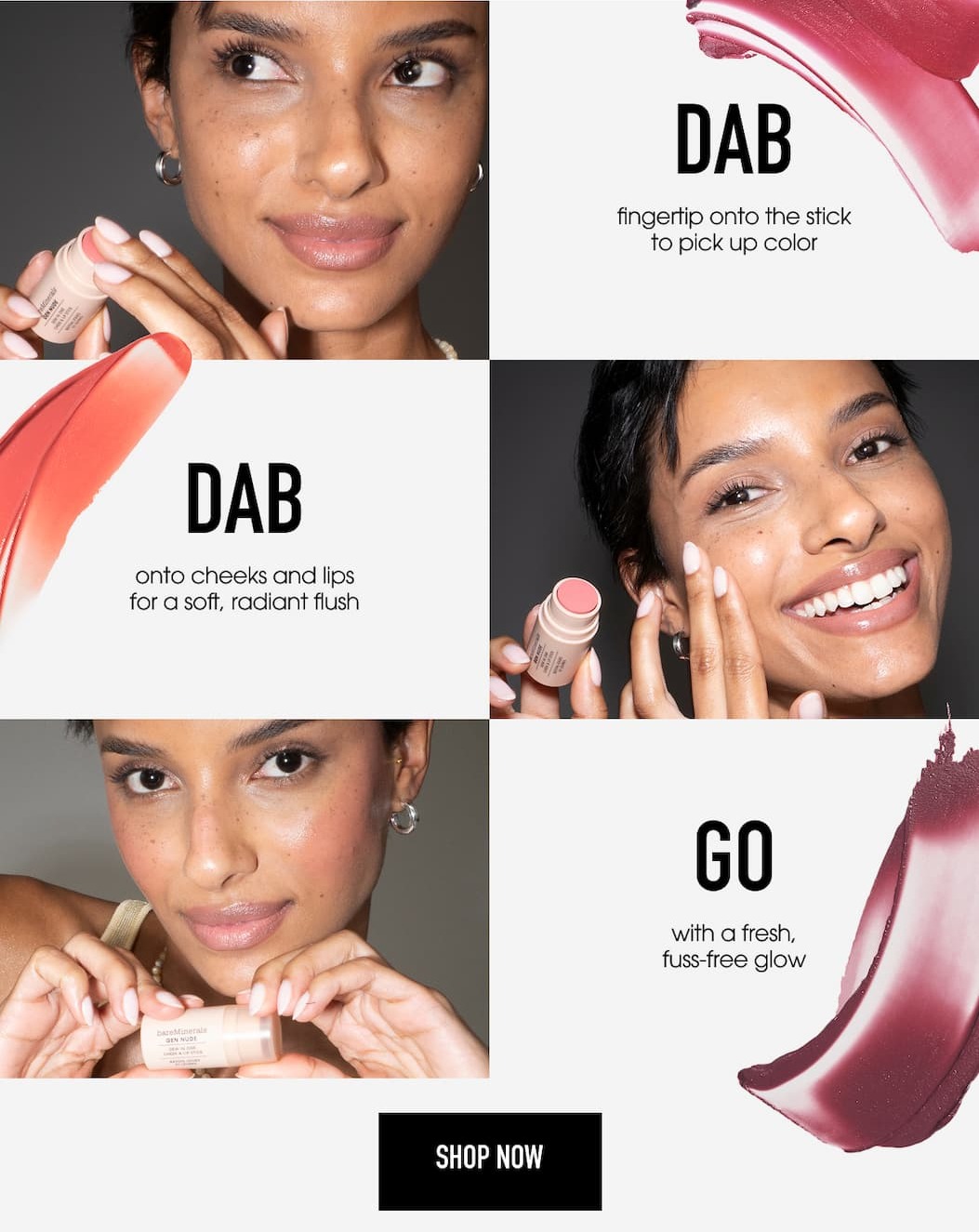 Dab, dab, go.