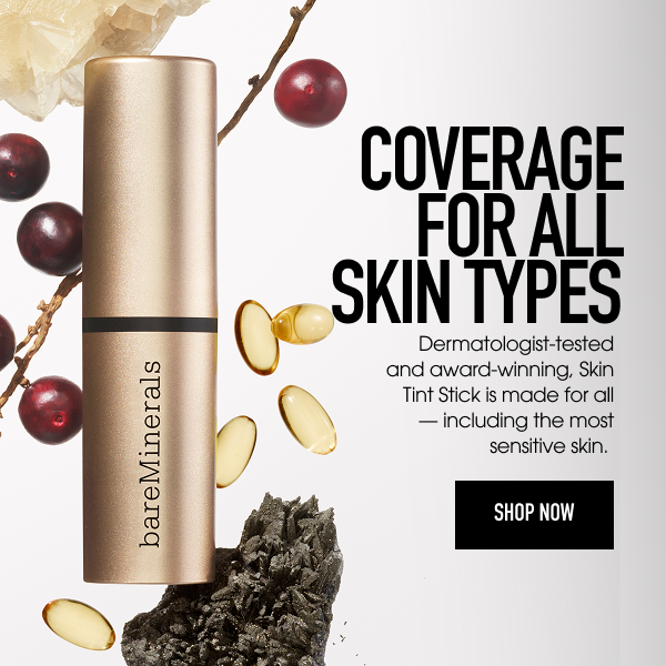 Coverage for all skin types