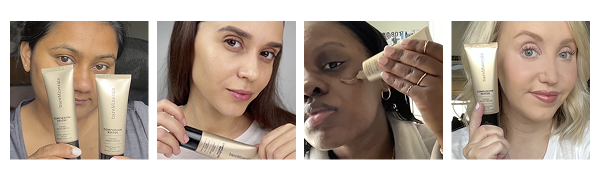 Models wearing COMPLEXION RESCUE® Tinted Moisturizer with Hyaluronic Acid and Mineral SPF 30