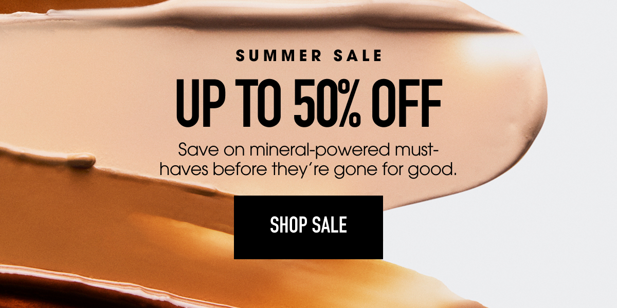 Summer sale, up to 50% off