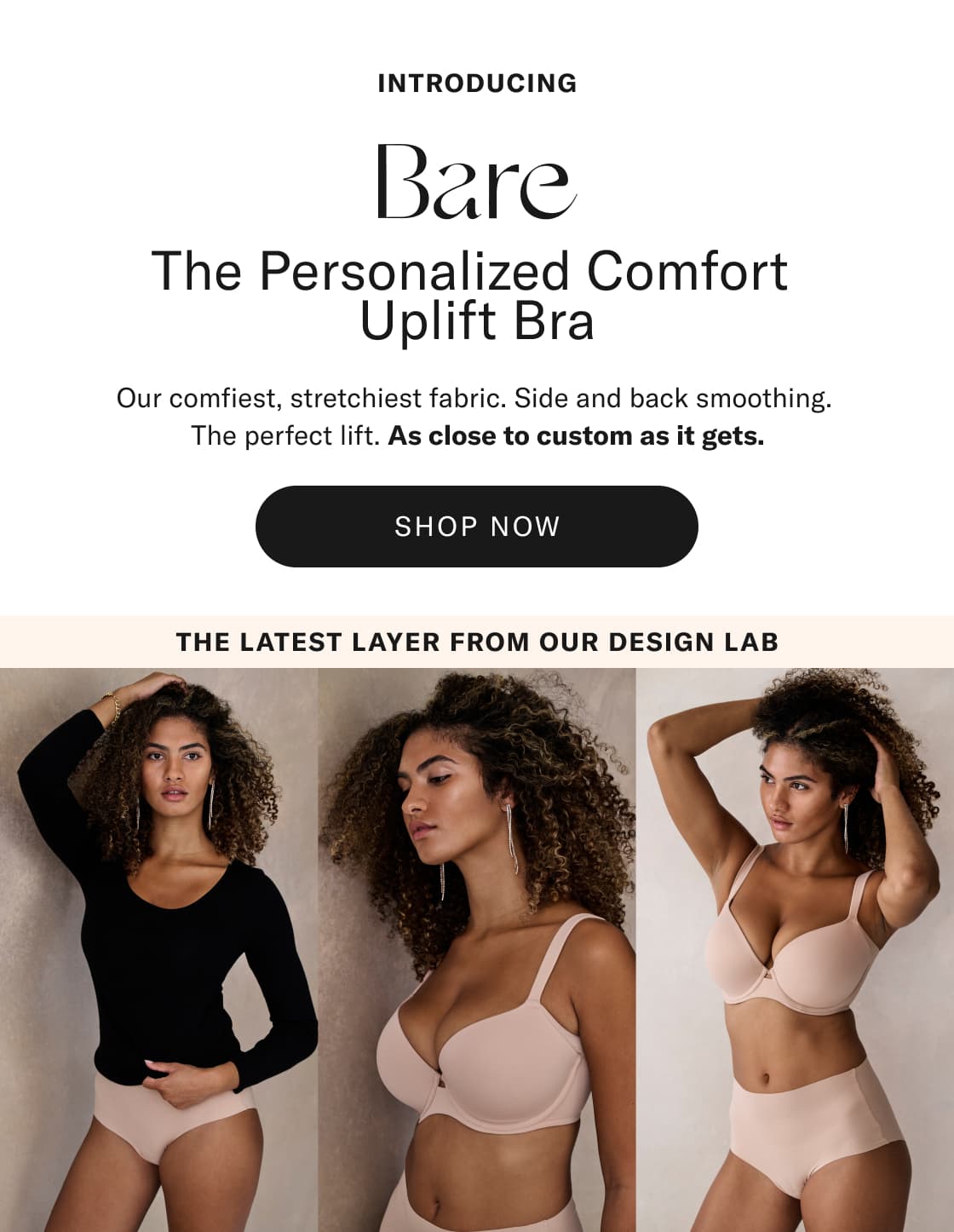Bare The Personalized Comfort Uplift Bra