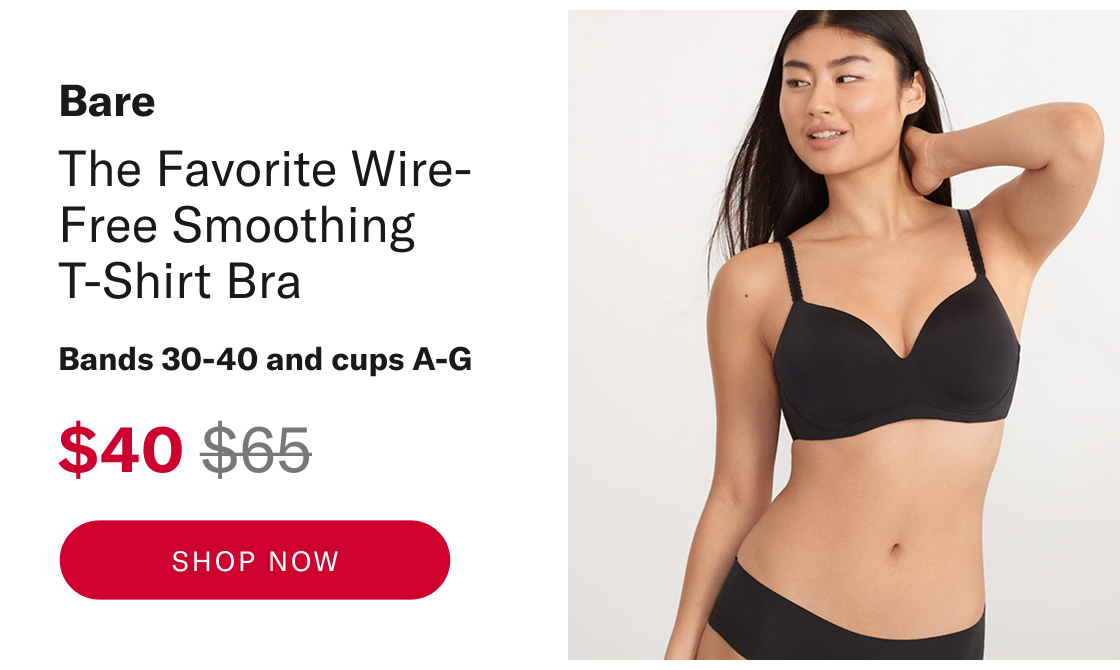 Black Friday Bare The Favorite Wire-Free Smoothing T-Shirt Bra