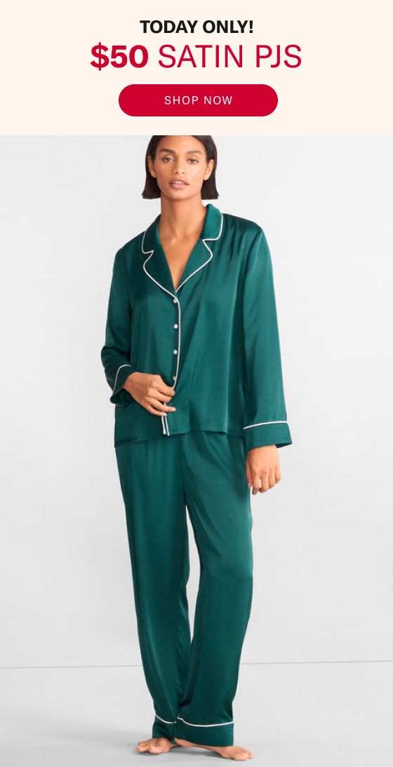 Today Only: $50 Bare Satin PJs Set