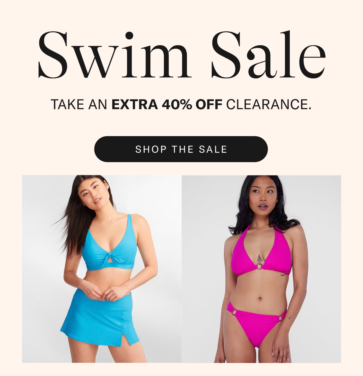 Swim Clearance Extra 40% Off
