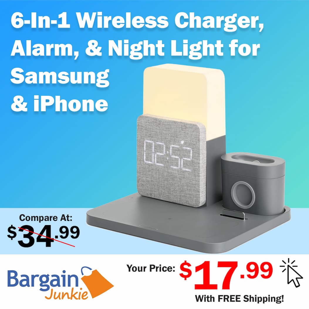 http://bargainjunkie.myshopify.com/products/rumi-6-in-1-charging-station-w-alarm-clock-wireless-charger-gray