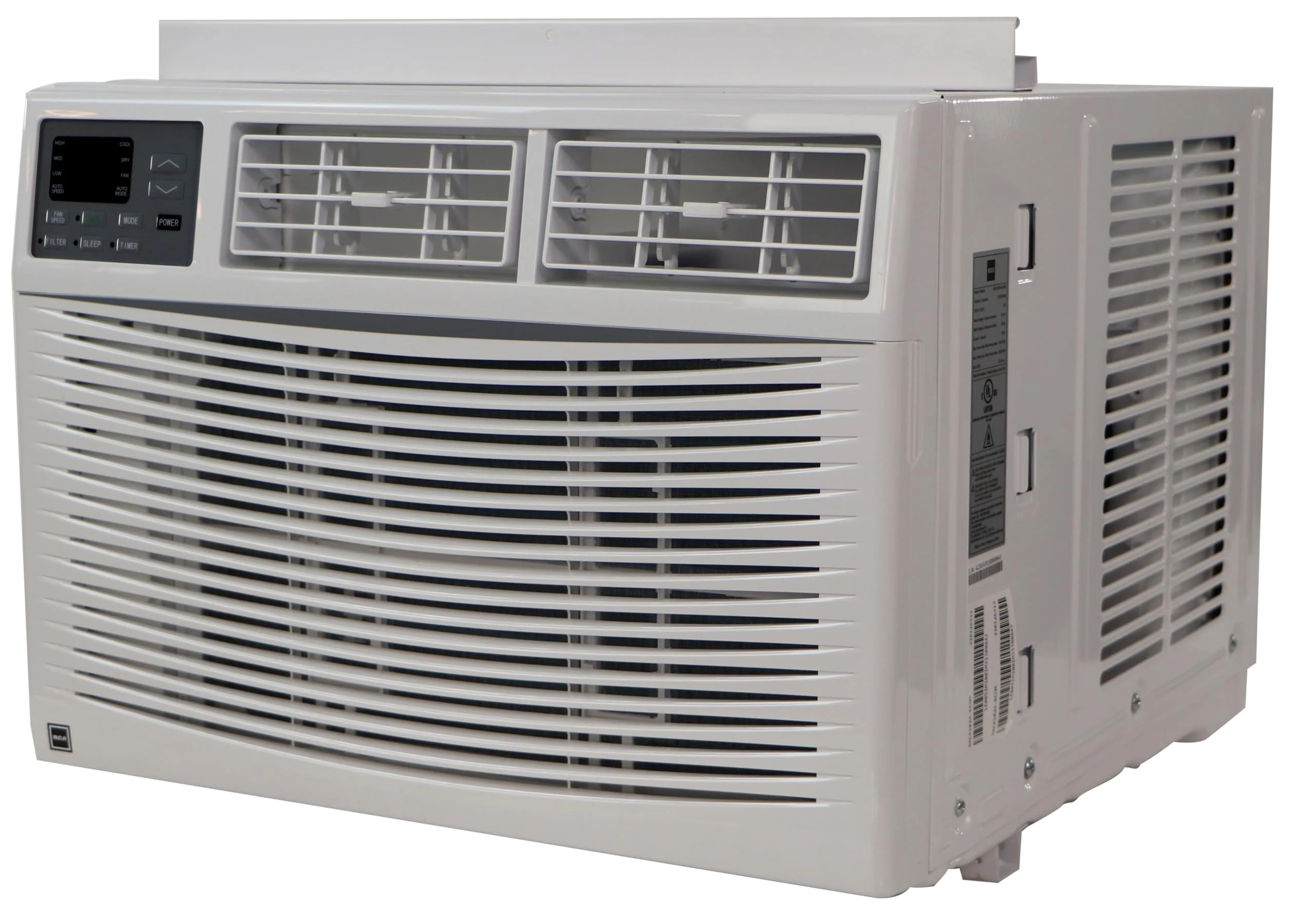 Image of Window Mounted Dehumidifier, 115V, Air Conditioner for Rooms up to 400 Sq. Ft. with Remote Control, 10,000 BTU White