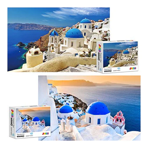 Image of JOYIN 2-1 Santorini and Aegean Jigsaw Puzzle 1000 Piece