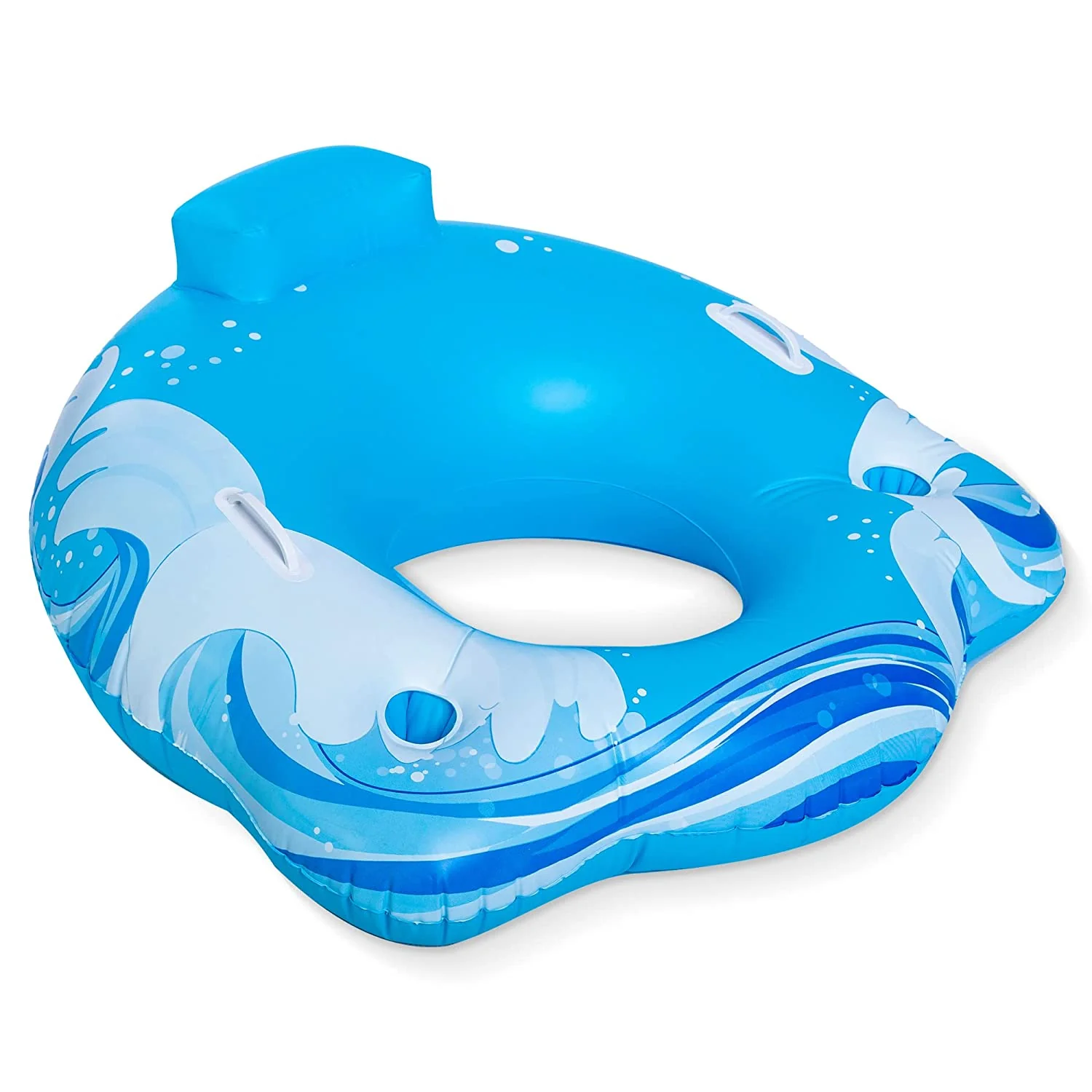 Image of JOYIN Inflatable Pool Lounger, Pool Float for Swimming Pool Party Decorations, Inflated Size 44 x 42