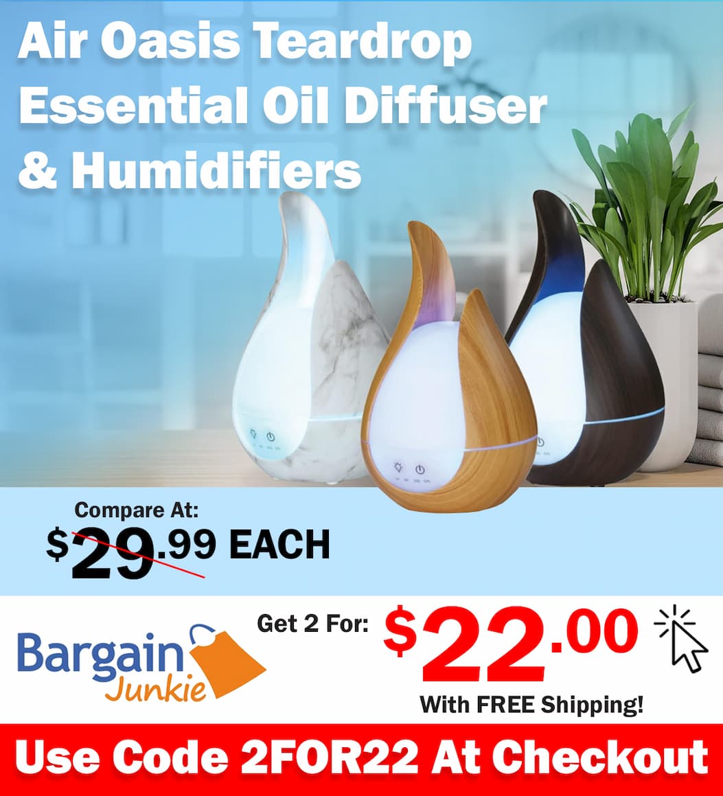 https://www.bargainjunkie.com/discount/2for22?redirect=%2Fproducts%2Fair-oasis-teardrop-essential-oil-diffuser-humidifier