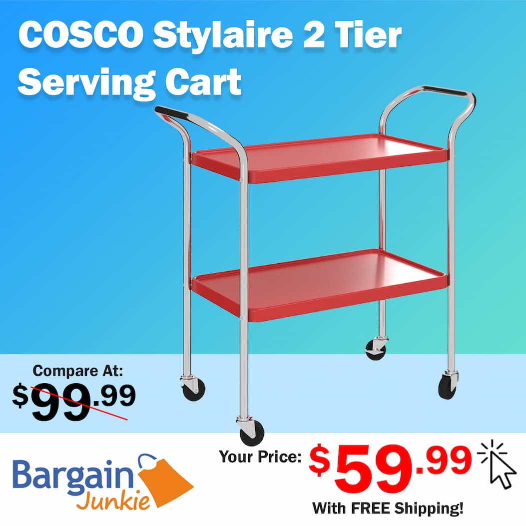 http://bargainjunkie.myshopify.com/products/cosco-stylaire-2-tier-serving-cart-red-silver