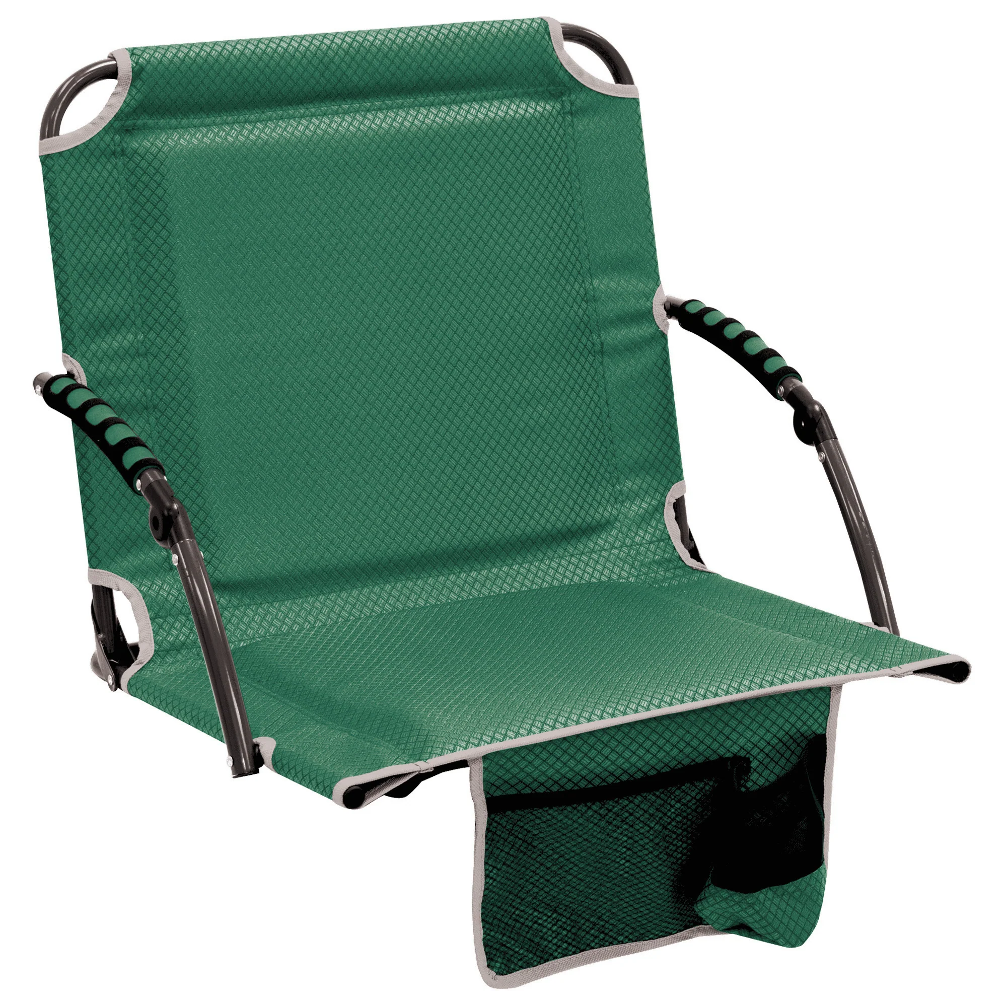 Image of Bleacher Boss Pal Folding Stadium Seat with Armrests, Forest Green