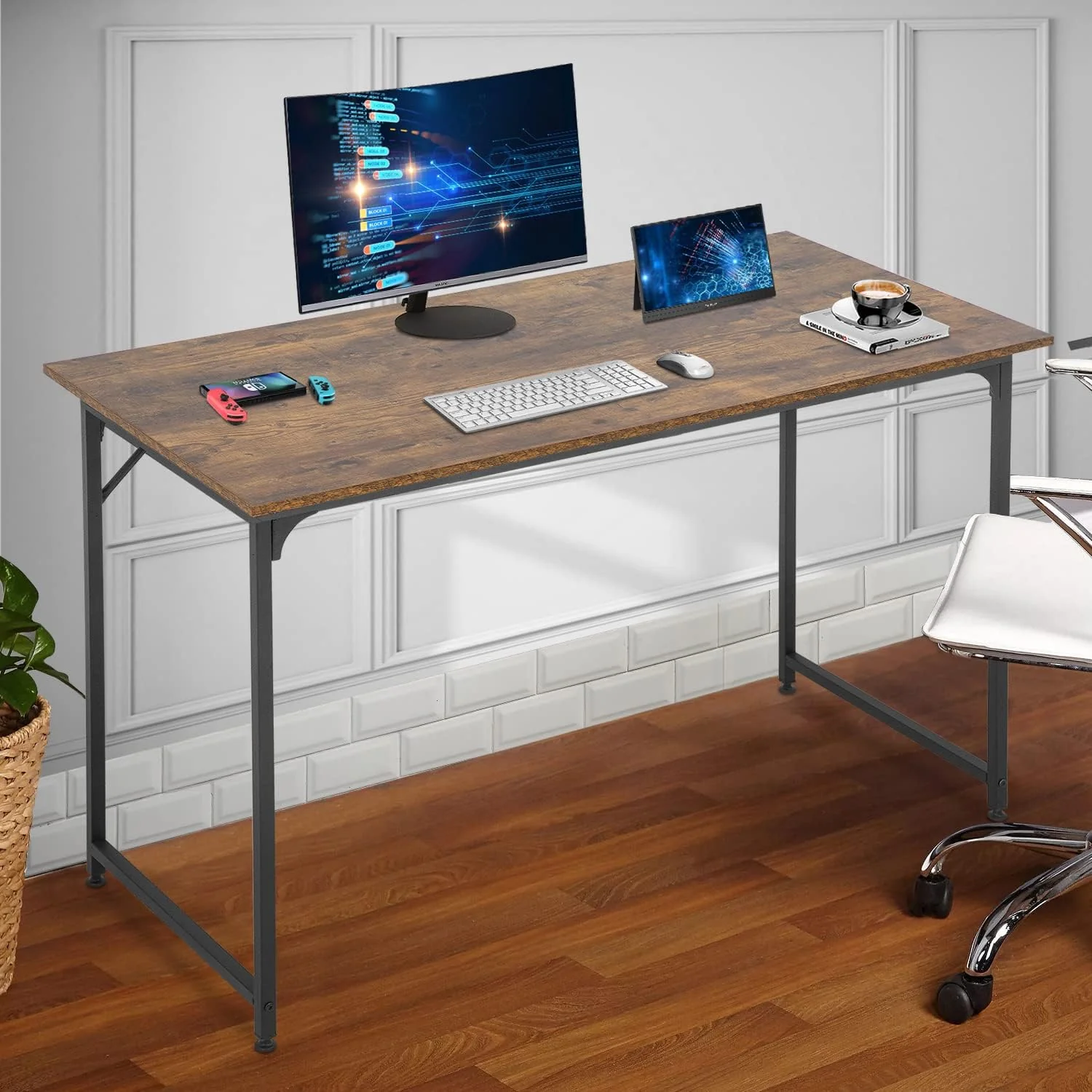 Image of Computer Desk Desk 48W x 24D for Home, Gaming, Office, Student