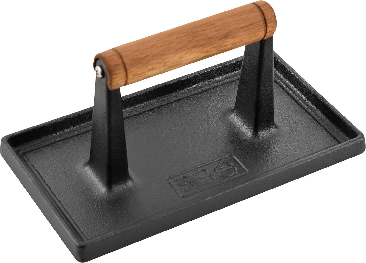 Image of BBQ by MasterPRO - 9" PreSeasoned Cast Iron Grill Press