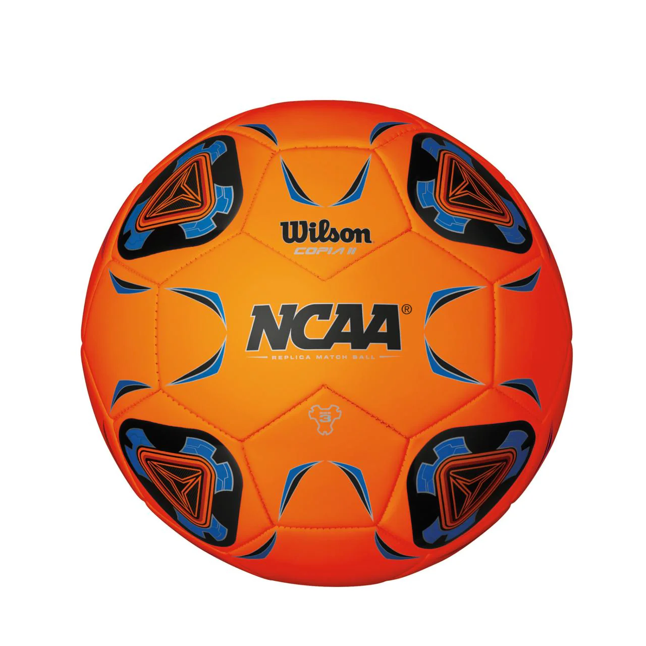 Image of Wilson NCAA Copia II Orange-Blue Soccer Ball Size 4