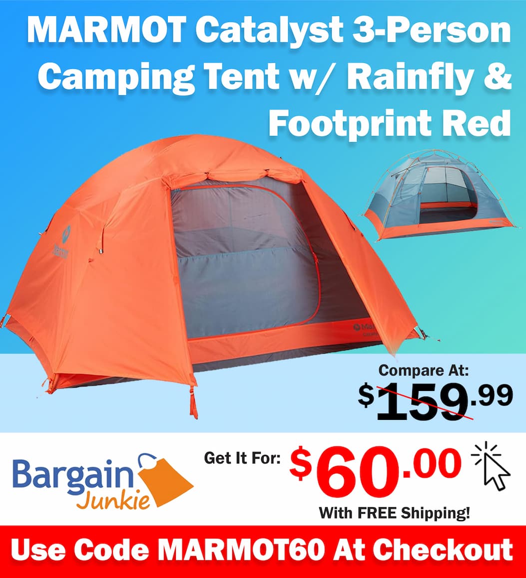 https://www.bargainjunkie.com/discount/MARMOT60?redirect=%2Fproducts%2Fmarmot-catalyst-camping-tent-with-rainfly-footprint-red-sun-cascade-blue-3-person