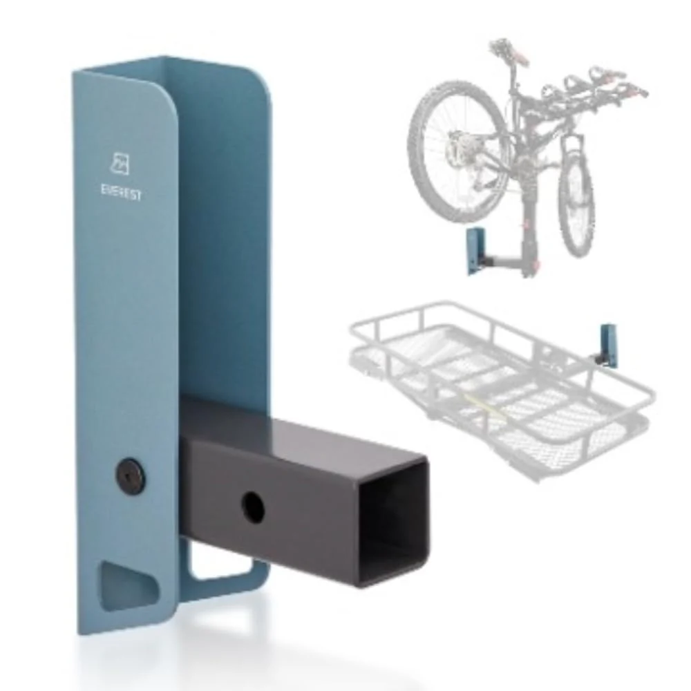 Image of Everest 2 Inch Hitch Wall Mount Rack – Heavy-Duty Bike & Cargo Organizer