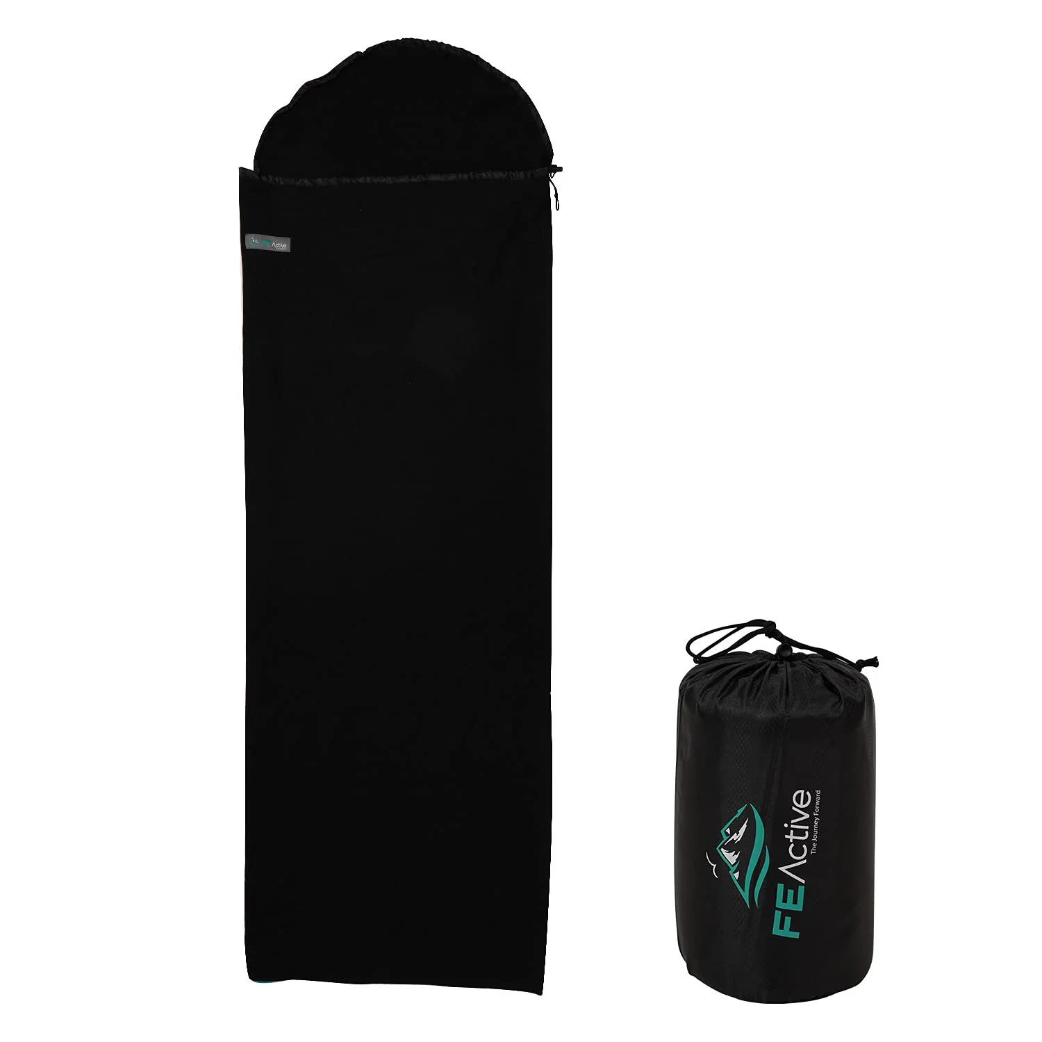 Image of FE Active Sleeping Bag Liner Camping Bed Liner Soft Polyester OR Fleece Warm Sleeping Bag Fleece Liner