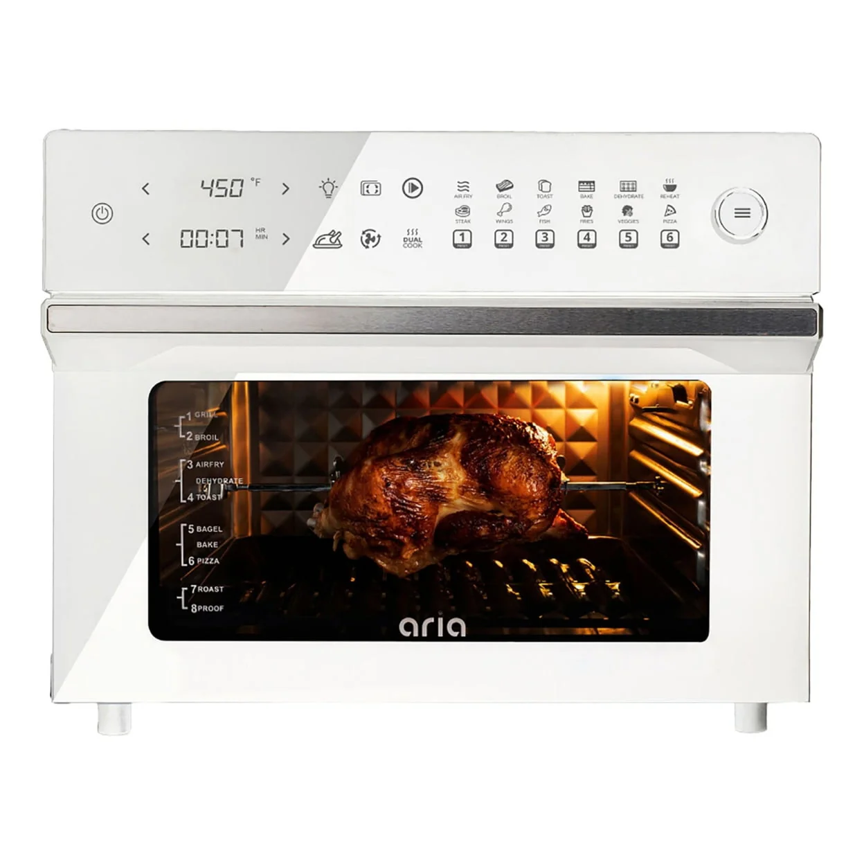 Image of Aria Air Fryers Ariawave 36Qt Air Fryer Oven  White  Extra Large