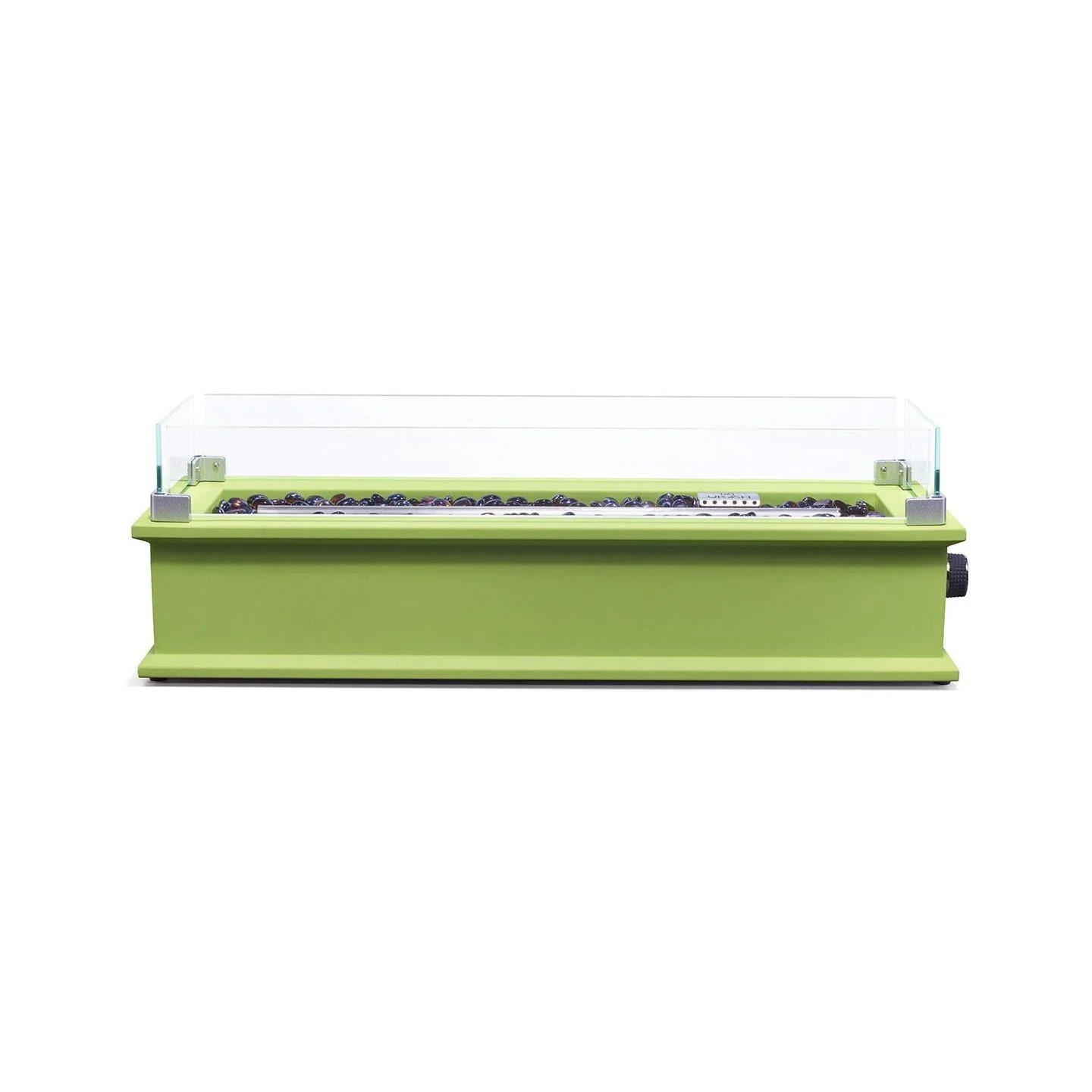 Image of Loom X Blossom Tabletop Gas Fire Pit  LIME