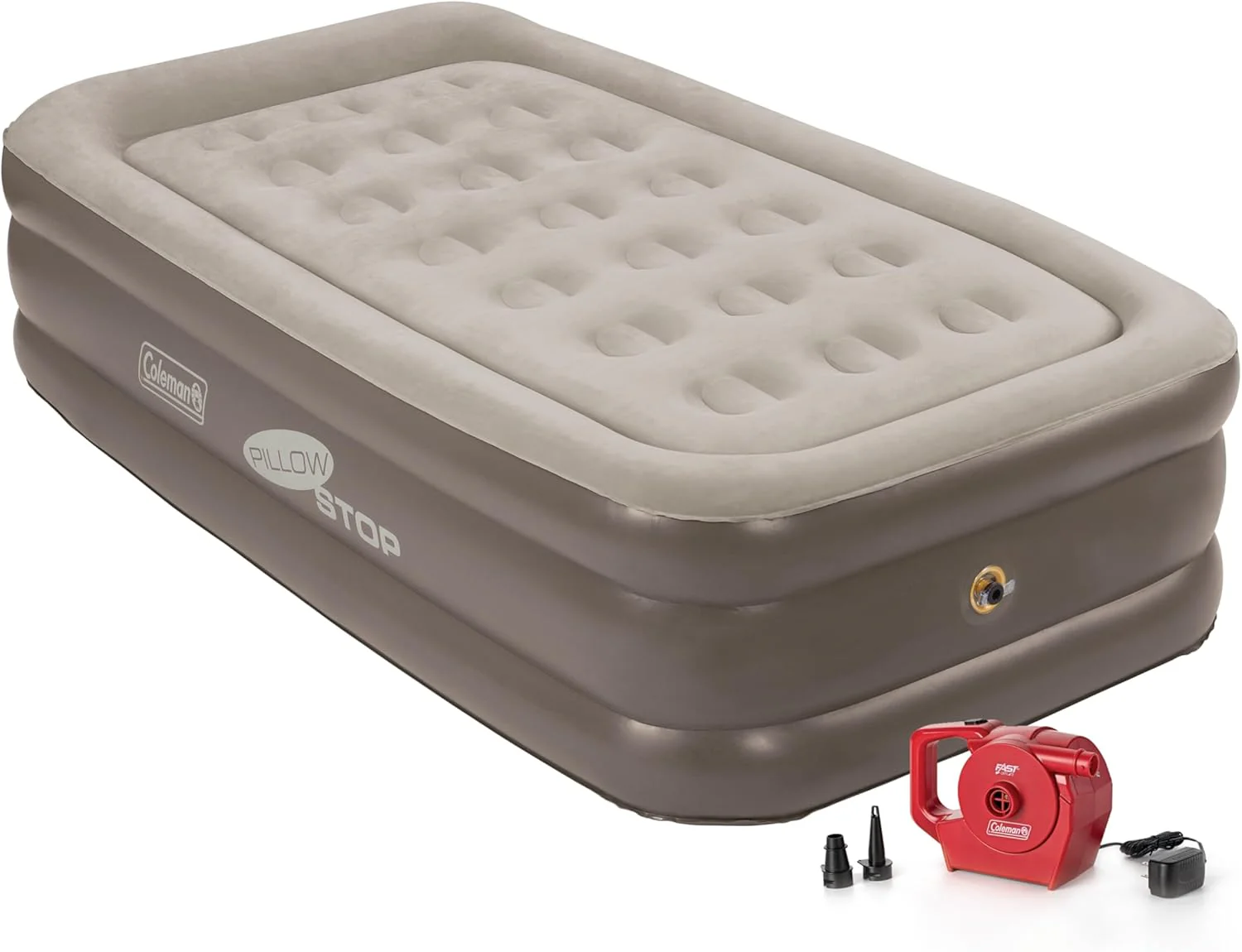 Image of Coleman SupportRest Double-High Twin Air Mattress Twin 18 (With Pump)