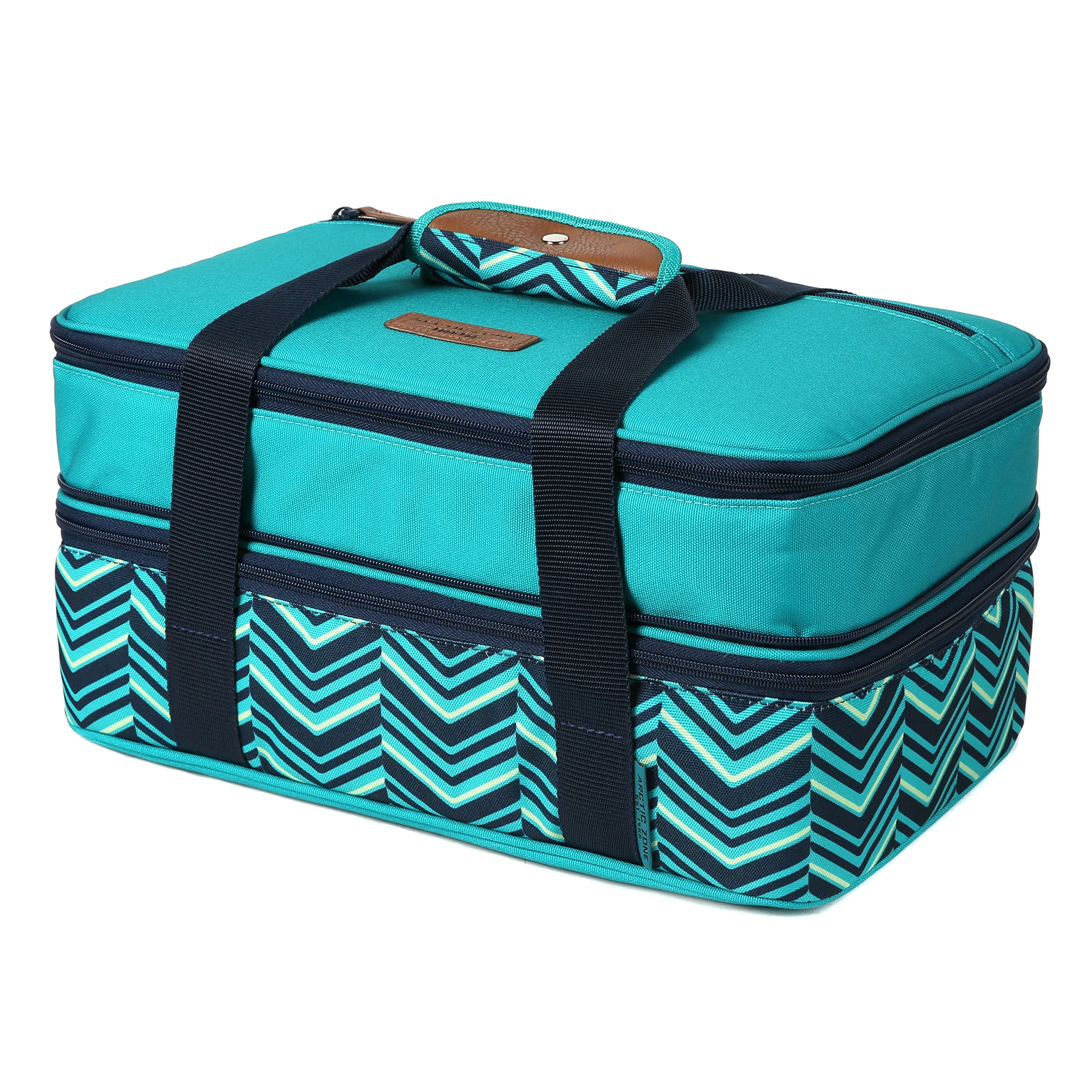 Image of Arctic Zone Expandable Thermal Insulated Food Carrier, Teal