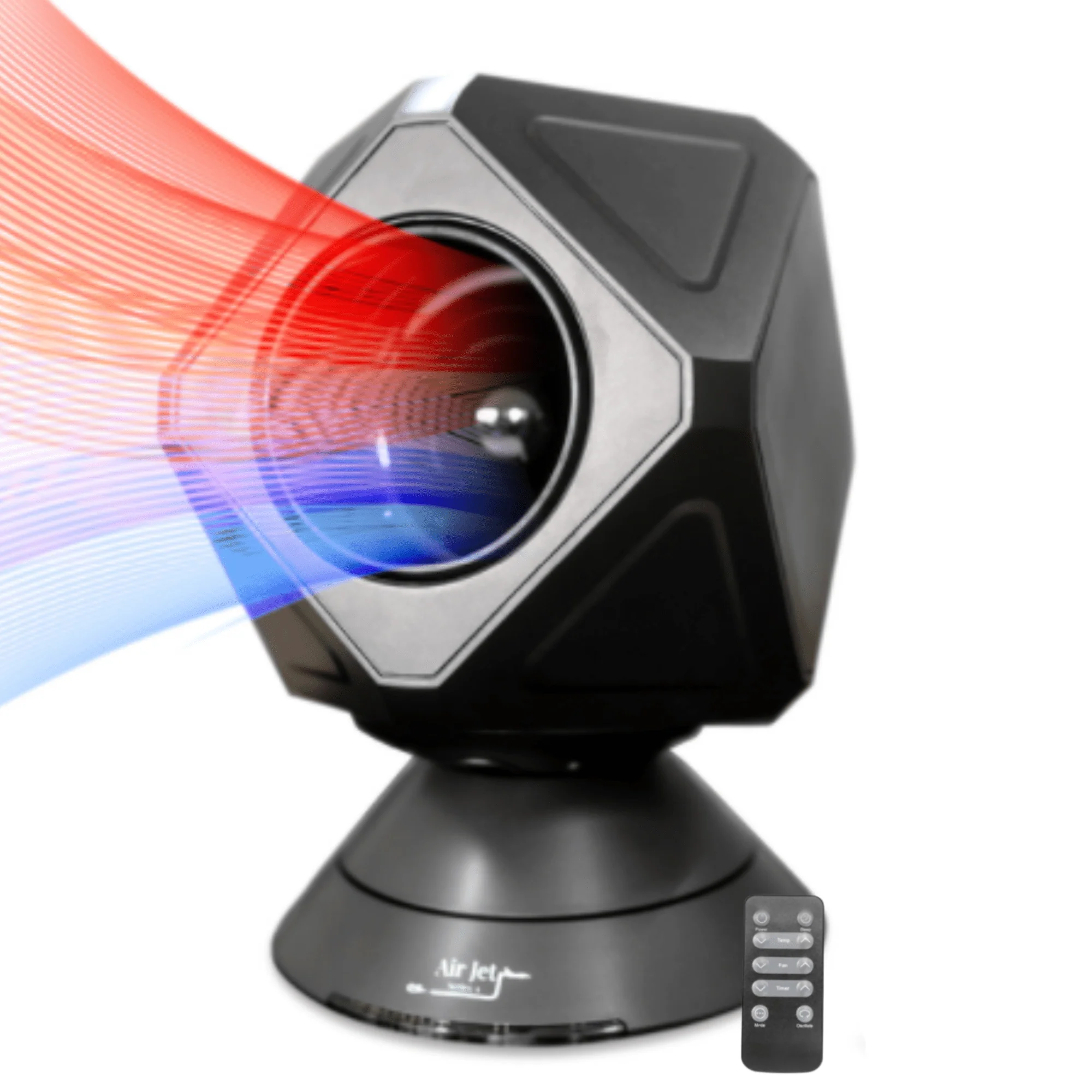 Image of PROPER Air Jet Series-1 Infrared Space Heater Cooler Fan Combo | 1500/950W | 10 Fan Speeds | 5 Modes | 40-90 Thermostat