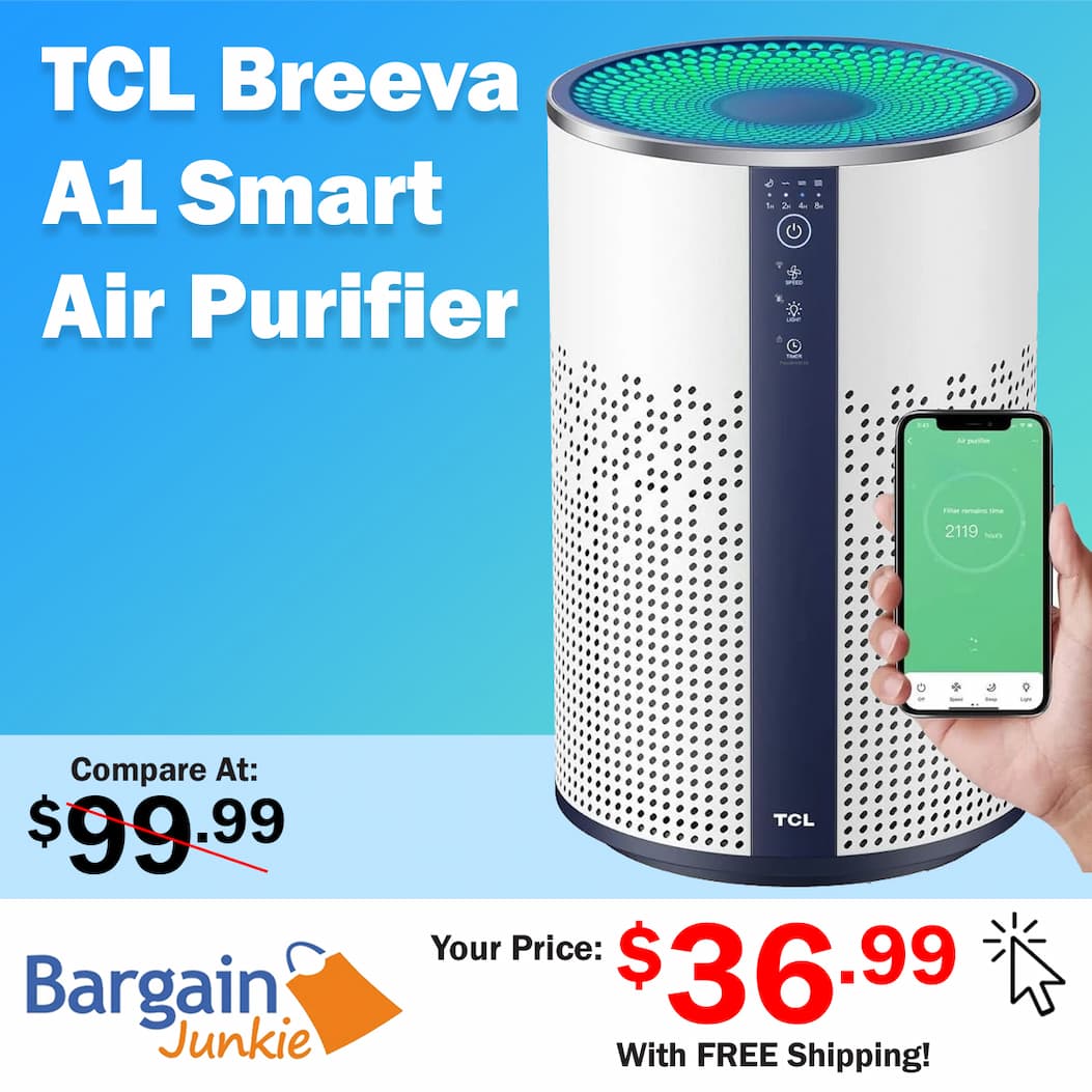 https://www.bargainjunkie.com/products/tcl-breeva-a1-air-purifier-for-home-bedroom-smart-wi-fi-alexa-control-true-h13-hepa-air-filter-remove-99-97-smoke-odor-pet-dander-dust-pollen-air-cleaner-with-night-light-a1w15w