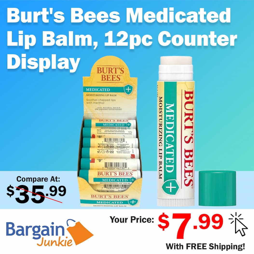 https://www.bargainjunkie.com/products/burts-bees-medicated-lip-balm-soothes-chapped-lips-with-menthol-counter-display-12-sticks-included