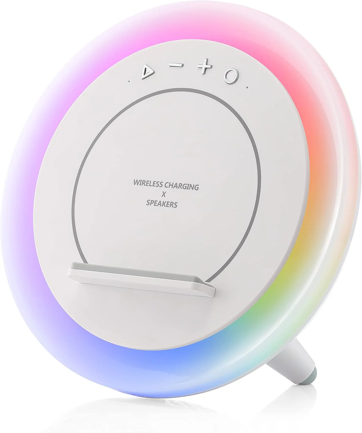 Image of Rumi Lighting 4-in-1 Color Changing Night Lights with Wireless Charger and Bluetooth Speaker