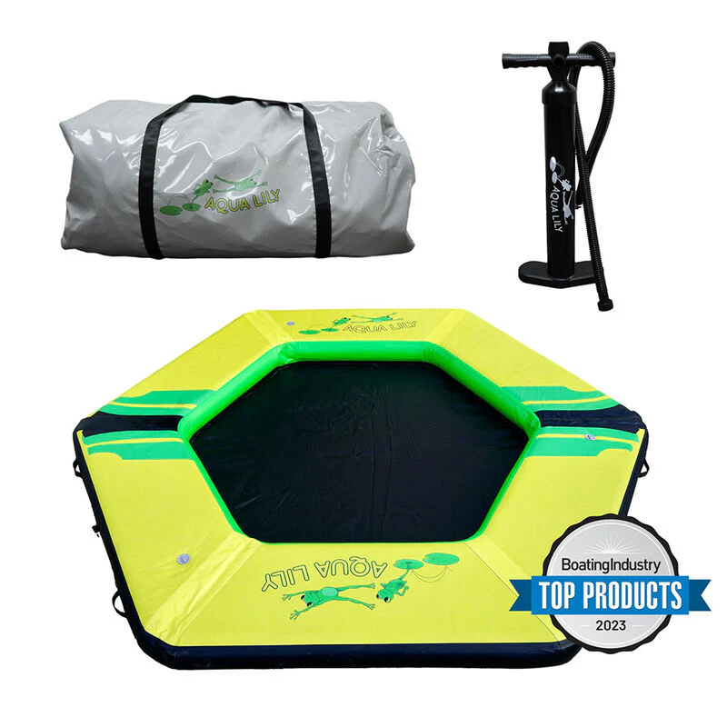 Image of Aqua Lily Inflatable Dock, 12' x 10' x 8"