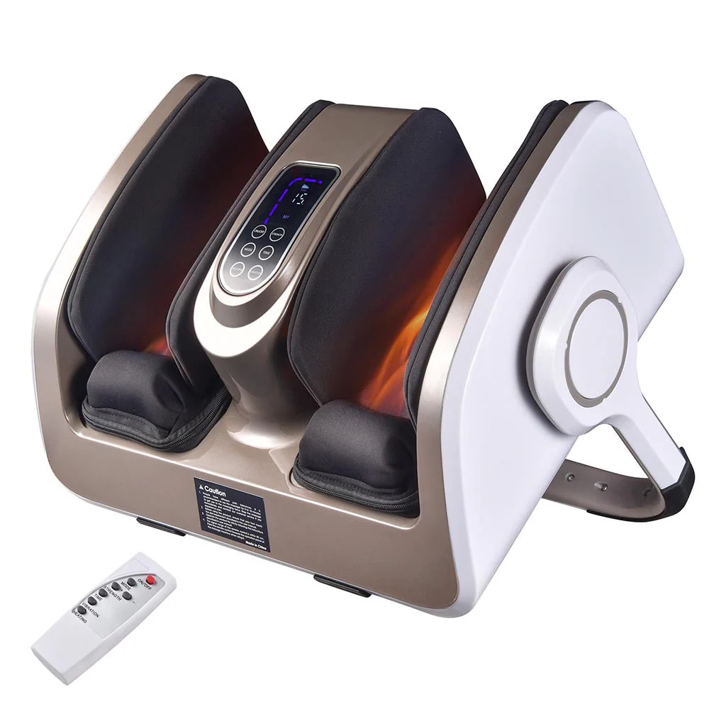Image of Yescom Foot Massager with Handle Heat Air Compression Shiatsu Health Care Essentials