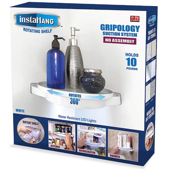 Image of As Seen On TV InstaHang Organizational Multi-Use Rotating Shelf