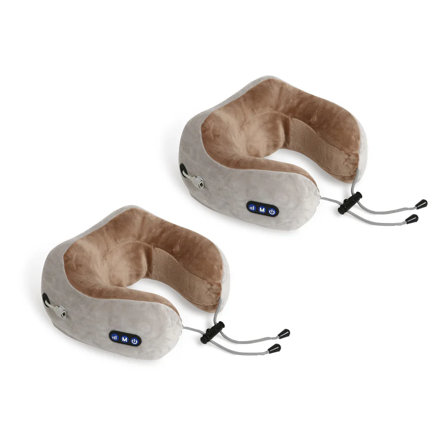 Image of Bluzen Neck Massage Collar/Travel Pillow, 2 Pack