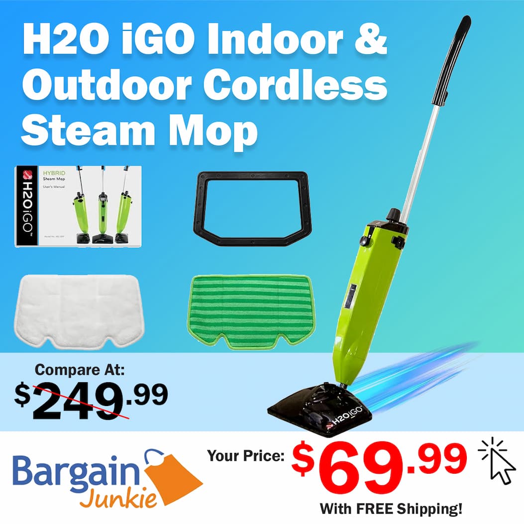 https://www.bargainjunkie.com/products/h2o-igo-indoor-outdoor-cordless-steam-mop-for-hardwood-floors-carpets-windows-upholstery-kitchens-bathrooms-portable-rechargeable-wireless-steamer-mops-for-floor-cleaning