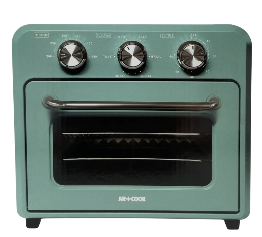Image of AR + COOK 17 Qt Capacity Air Fryer Oven, Aqua Blue