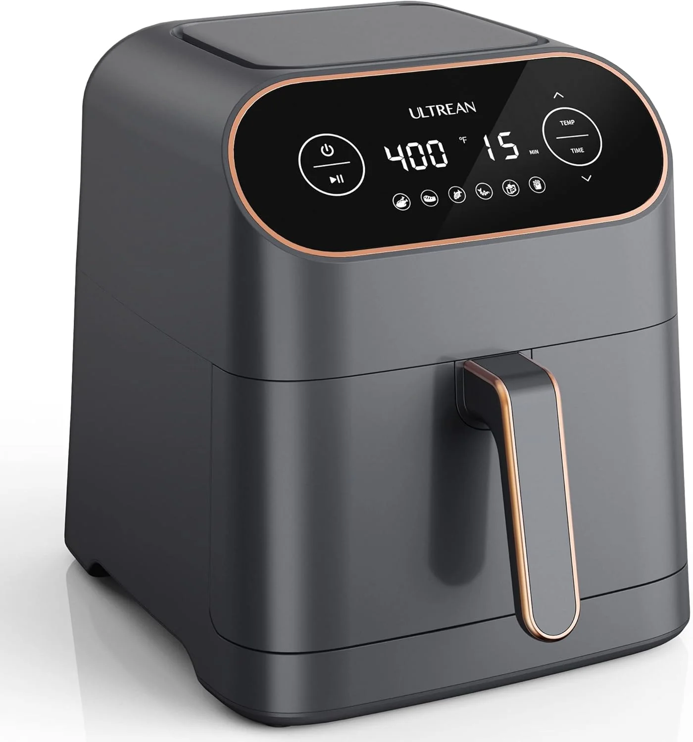 Image of Ultrean Air Fryer, 9 Quart 6-in-1 Electric Hot XL Airfryer Oven Oilless Cooker, Large Family Size LCD Touch Control Panel and Nonstick Basket, ETL Certified, 1750W