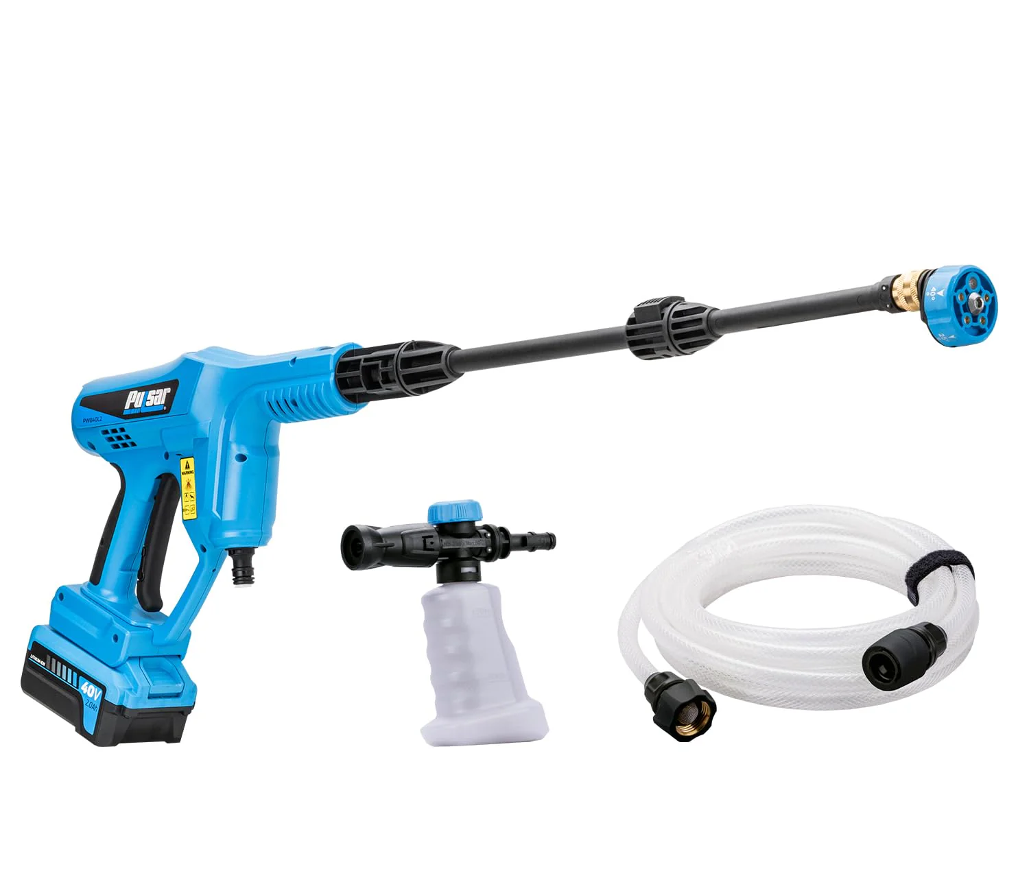 Image of Pulsar 725 PSI 40v Cordless Pressure Washer with 5-in-1 Spray Nozzle