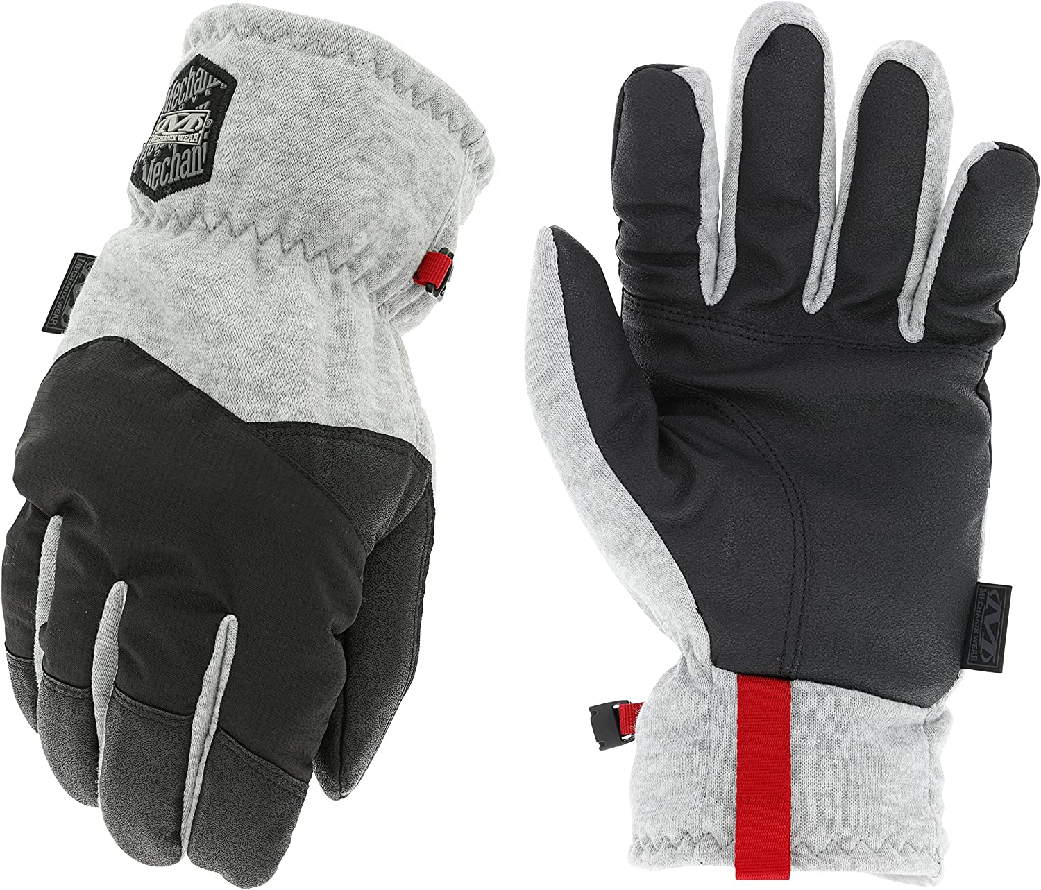 Image of Mechanix Wear: ColdWork Guide Winter Work Gloves, Water Resistance Gloves, 40g PrimaLoft Insulation, Touch Capable Winter Gloves for Women, For Mild Winter Weather, Gray/Black, Single Pair