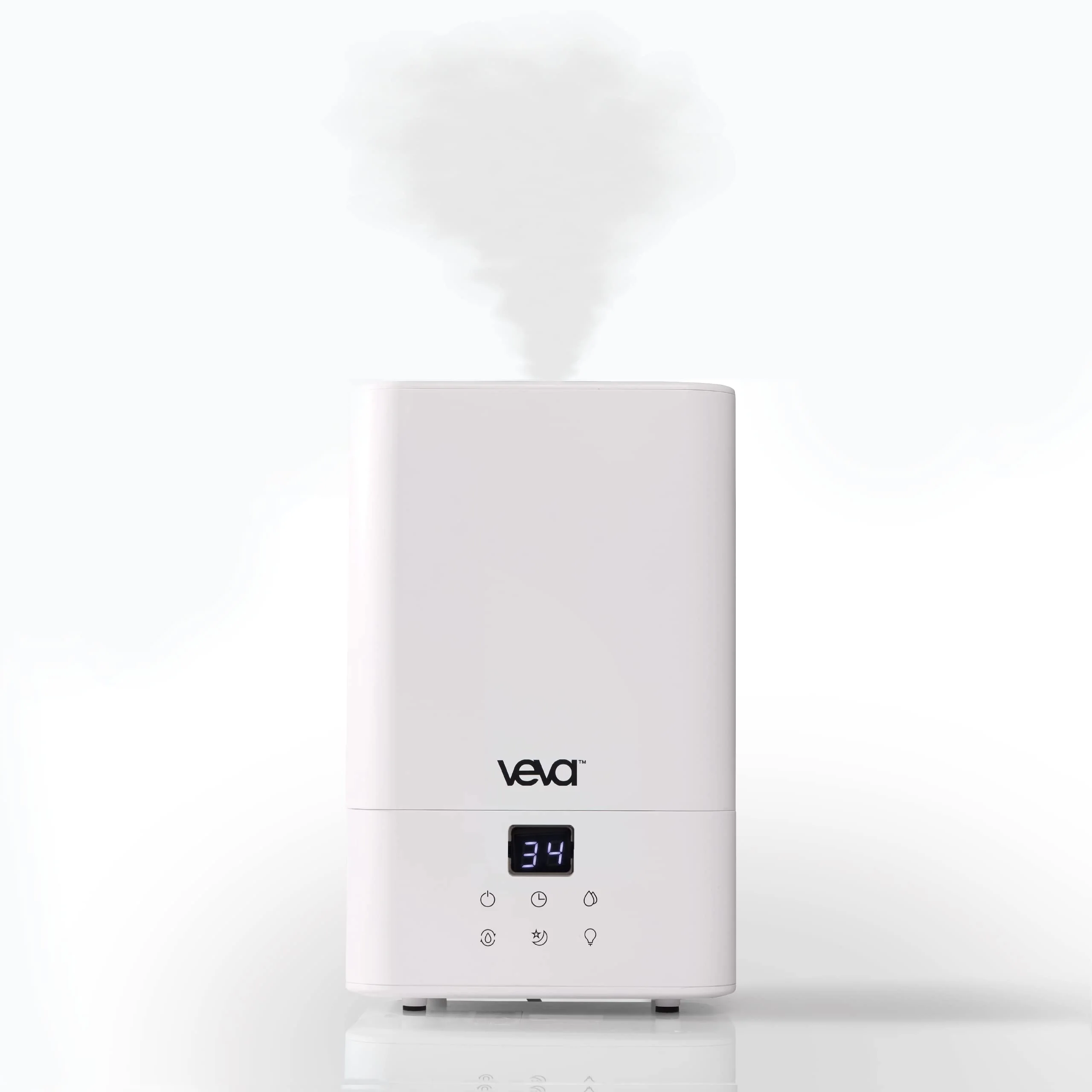 Image of VEVA Humidifiers for Bedroom Large Room 4.5L, Cool Mist Water Vaporizer Essential Oil Diffuser, Quiet Humidifiers for Baby, Covers up to 323 Sq. Ft.