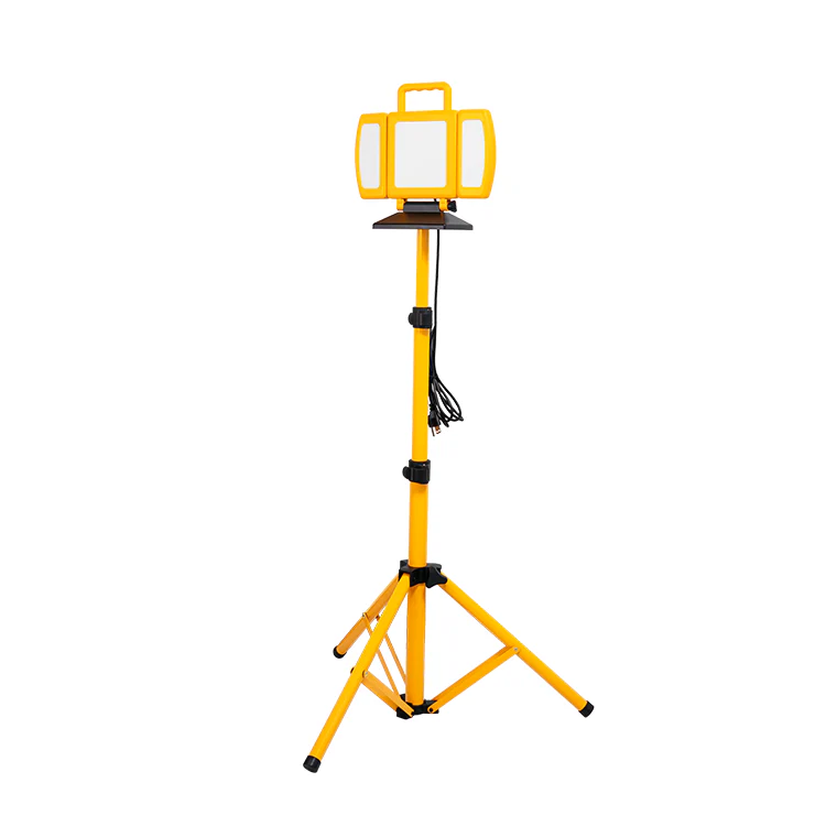 Image of BrightLiving 2-in-1 Foldable LED Work Light with Tripod, 7500 Lumens