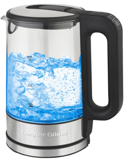 Image of Complete Cuisine Electric Glass Kettle, 1.7L