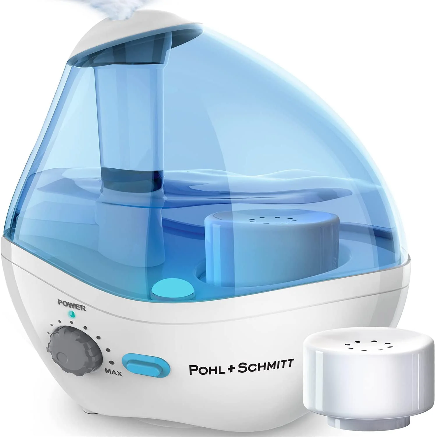 Image of Pohl+Schmitt Ultrasonic Humidifier with Nightlight and Auto-Shut Off