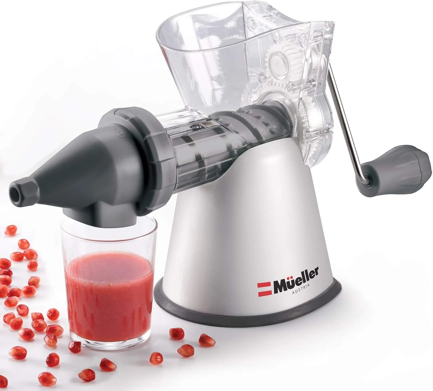 Image of Mueller Masticating Slow-Juicer for-Celery, Wheatgrass, Kale, Spinach, and any other Leafy Greens, Live-Enzyme Cold Press Process and Easiest 5 minute Cleanup