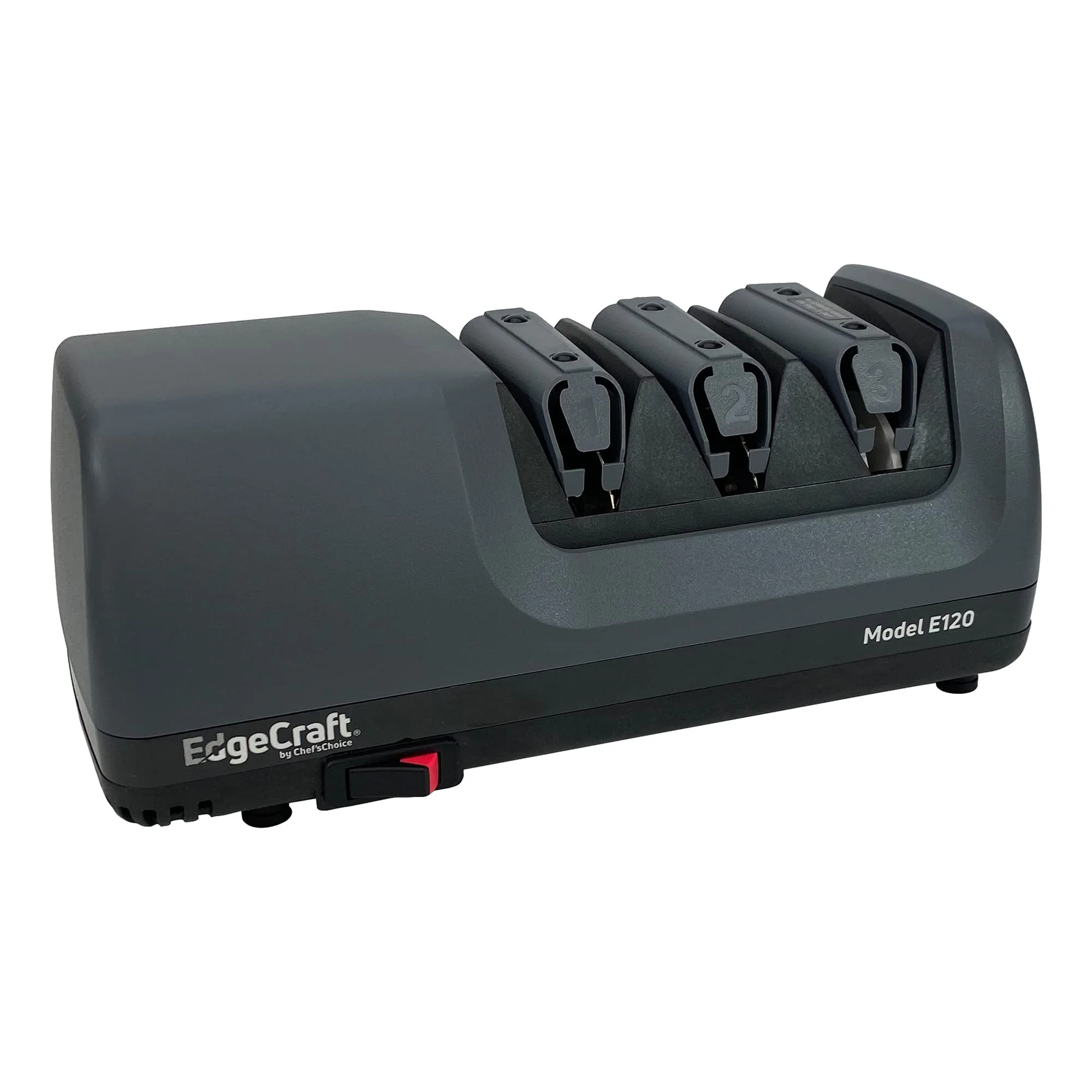 Image of EdgeCraft Model E120 Professional Electric Knife Sharpener, 3-stage 20-degree Trizor, In Gray