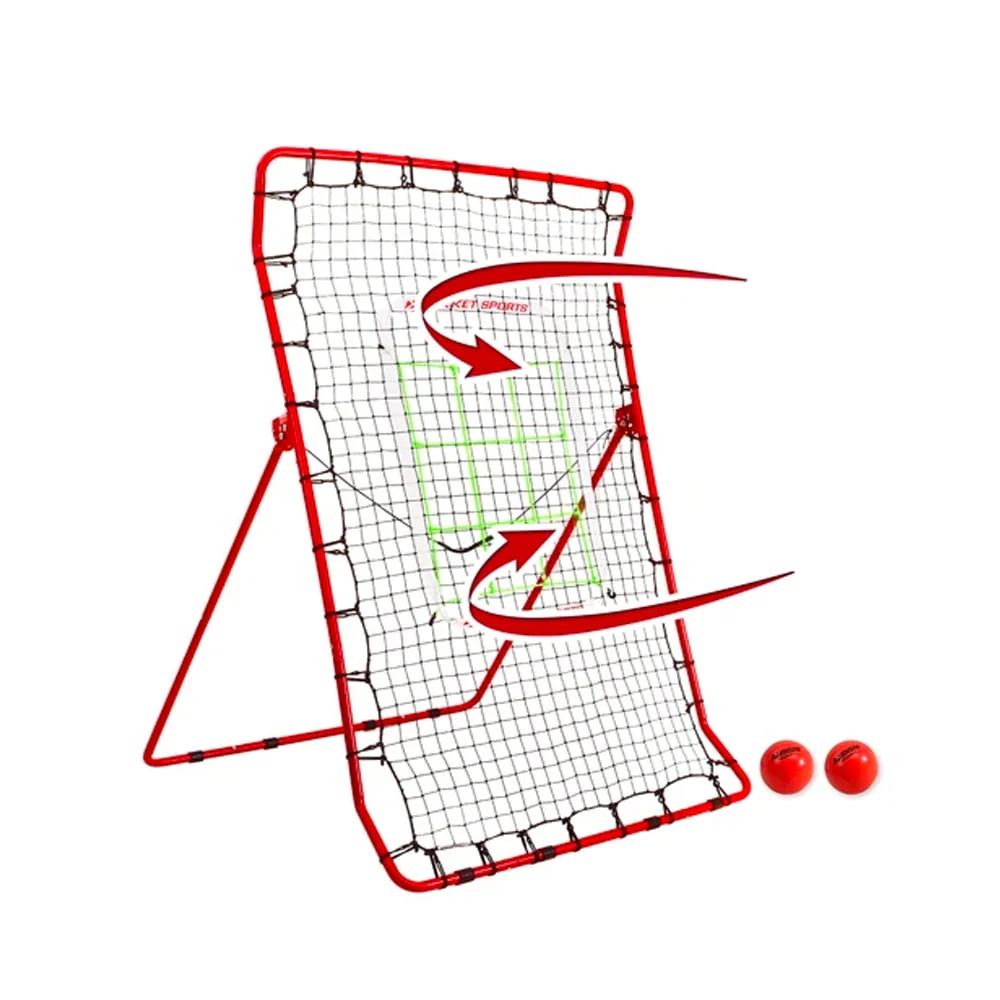 Image of Rukket Sports Pitch Back Baseball/Softball Rebounder Pro w/ Weighted Balls
