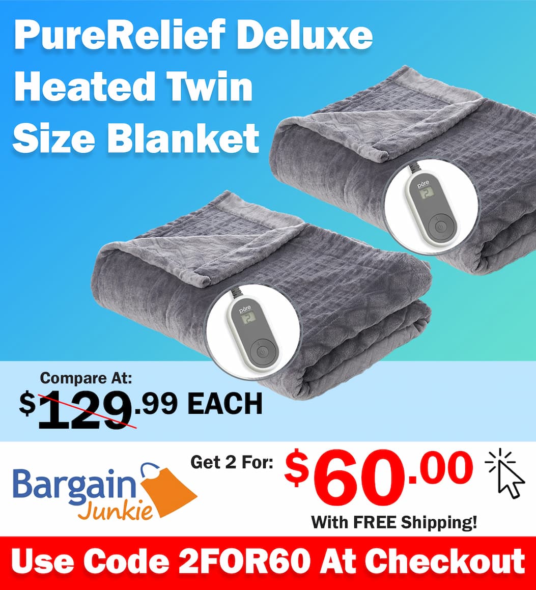 https://www.bargainjunkie.com/discount/2for60?redirect=%2Fproducts%2Fpure-enrichment-purerelief-deluxe-heated-blanket-10-heat-settings-super-soft-micromink-velvet-fabric-lcd-controller-auto-shut-off-timer-machine-washable-twin-size-electric-blanket